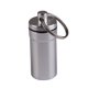 thumbnail image 2 of Pastillero Pastillero Camping Aluminio al aire libre Primeros Auxilios Gallipot Práctico Cartucho Llavero Plata, 2 of 8