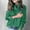 Green, variant on Blmnix Going Out Tops for Women Sweater Brown Cowl Neck Solid Long Sleeve Plus Size Pullover Juniors Tops Fall