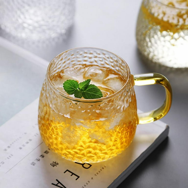 Nordic Simplicity Ripple Glass Cup Transparent Whisky Glass High  Temperature Tea Water Drink Milk Juice Coffee Beer Cup