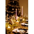 thumbnail image 2 of Topsics Lot de 12 Bougies Coniques, Bougies Longues de 10 Pouces Non Parfumées, Bougies Coniques de Noël Rouges, Parfaites pour le Souper, les Fêtes, Noël D&Atilde;&copy;cor (Rose Pâle), 2 of 6