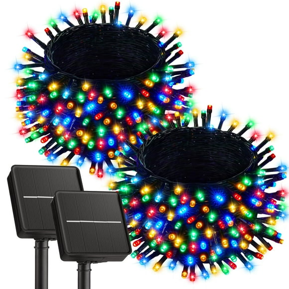 Cadena de luces solares Brightown, 14 m, 240 LED, multicolor, IP65