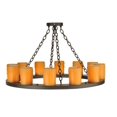 thumbnail image 3 of Meyda Tiffany 125431 Loxley 12 Light 36" Wide Pillar Candle Style Chandelier - Bronze, 3 of 5