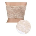3 Pieces Lace Bra Lace Bandeau Floral Seamless Lace Tube Stretchy Lace Chest Bras - Walmart.com