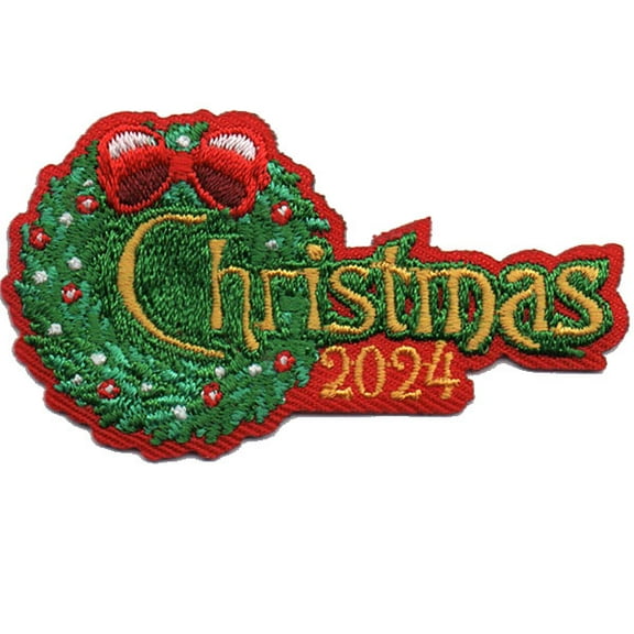 12 pieces 2" Custom Activity Scouts Applique Fun Patches - 2024 Christmas Patch
