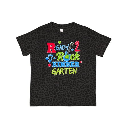 

Inktastic Back to School Ready 2 Rock Kindergarten Gift Toddler Boy Girl T-Shirt