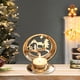 thumbnail image 5 of Adornos navideños, árbol de Navidad decorativo de metal con soportes, artículos de decoración navideña para el hogar, mesas y regalos, velas, candelabros de 2,5 cm para decoración del hogar, candelabr, 5 of 6