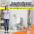 thumbnail image 4 of NeverScrub Refill Cartridge Self Cleaning Toilet System - Replacement Cartridge for Automatic Toilet Bowl Cleaner - 1.65 oz, Lasts Up To 3-5 Months Continuous Toilet Bowl Cleaning, 4 of 7