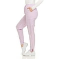 thumbnail image 2 of HEAL+WEAR Women's Scrub Pants with Pockets Stretch Medical Workwear 4-Way Stretch Elastic Waist Nurse Uniform Bottoms, 2 of 5
