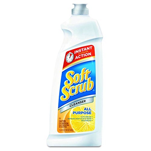Soft Scrub 00865 Total All Purpose Bath and Kitchen Cleaner, 24oz (Case