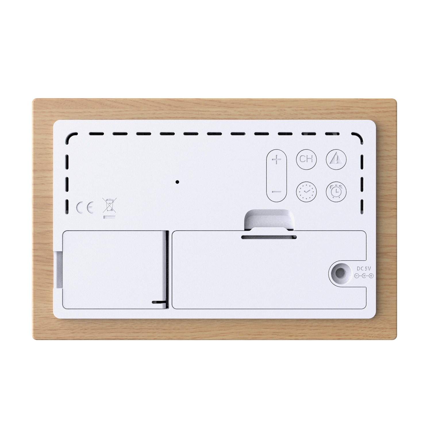 Meteorological clock,Va Color Screen Temperature Meter And Temperature Meter Va Color Weather Station Color Screen Weather Clock Indoor And Temperature With 1 Dsfen To 3