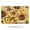 Yellow Sunflower Art, variant on Yellow Sunflower Art Pattern Bathroom Rugs Mat,Non Slip Microfiber Bathroom Rug,Rubber Backing,Soft Bathroom Mats for Bathroom Floor,Tub and Shower,17x27in(43x68cm)