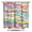 White-22, variant on Modern Colorful Zebra Print Waterproof Shower Curtain Fabric Bathroom Shower Curtain Featuring Multicolor Zebra Stripes Abstract Gradient Design Fashionable Cute Cartoon Style Machine Washable Hooks I