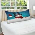 thumbnail image 5 of GZHJMY Snowman Night Zippered Velvet Pillowcases,Super Soft and Cozy Luxury Plush Pillow Case Bed Pillow Pillowcases, 20x30 Inches Home Decor, 5 of 7
