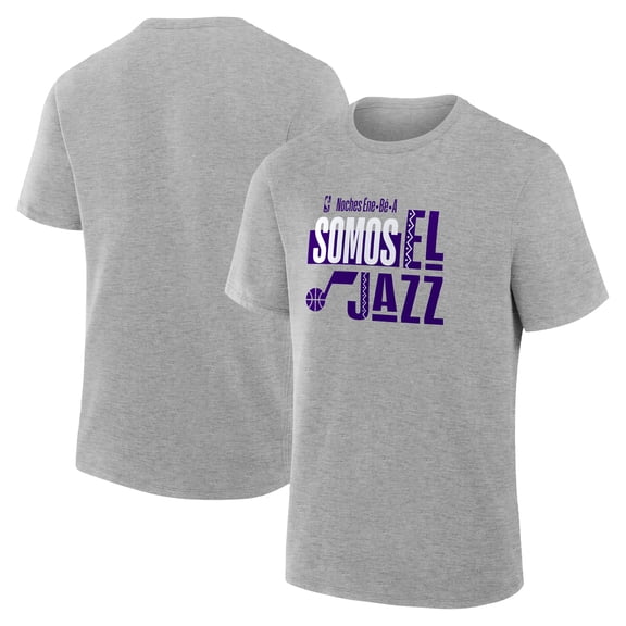 Men's Gray Utah Jazz Noches Training T-Shirt