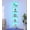 White and Nature Wood, variant on Alpinel 6-Tier Corner Shelf with LED Light, Industrial Corner Ladder Shelf, Rustic Display Shelf for Living Room, Bedroom, Kitchen, Home Office, Sturdy Frame, Rustic Brown and Black