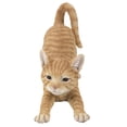 thumbnail image 3 of Hi-Line Gift Ltd 87757-O Orange Tabby Cat Stretching, 3 of 7