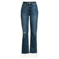 thumbnail image 2 of Free Assembly Women's Super High Rise Straight Jeans, 2 of 5