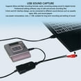 thumbnail image 4 of USB Sound Capture Card, USB Sound Capture Widely Compatible  for MD Player, 4 of 7