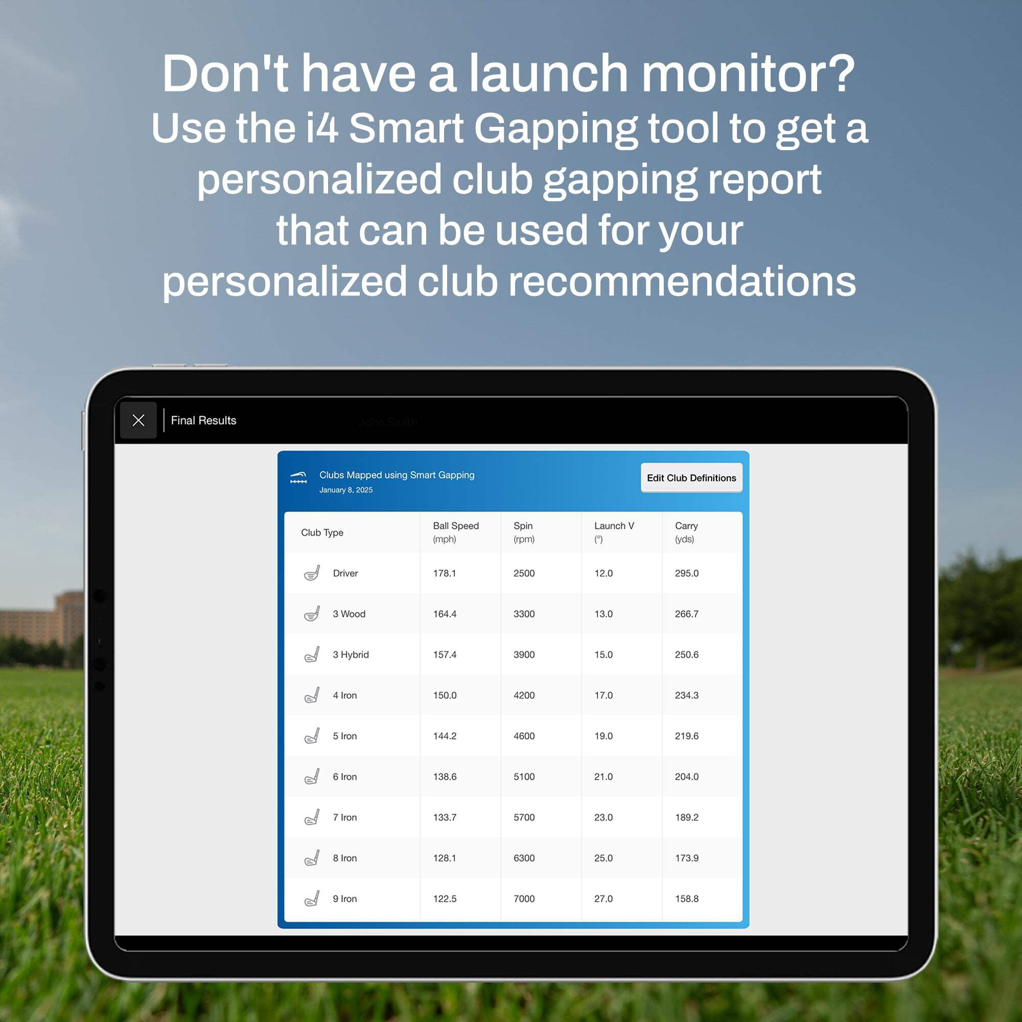 FlightScope i4 Golf Rangefinder with 6X Magnification, 1,000 Yard Range, Built-in Magnet | Combines GPS, Local Conditions, Slope and Swing Data for Personalized Smart Gapping Club Recommendations