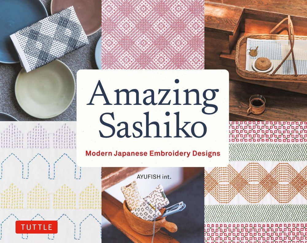 Pre-Owned Amazing Sashiko: Modern Japanese Embroidery Designs (Full-Size Templates and Grids) (Paperback) 0804855803 9780804855808