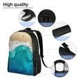 thumbnail image 5 of Haiem Beach Backpack - Stylish and Durable 15-inch Laptop Backpack with Waterproof Oxford Fabric, 5 of 8