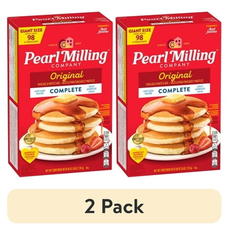 (2 pack) Pearl Milling Company, Complete Pancake Mix, 80 oz (Packaging May Vary)