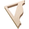 thumbnail image 6 of Ekena Millwork 3 1/2"W x 36"D x 48"H Funston Traditional Rough Cedar Woodgrain TimberThane Bracket, Primed Tan, 6 of 6