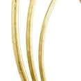 thumbnail image 6 of 8" x 24" Gold Metal Abstract Sculpture with Black Base, by CosmoLiving by Cosmopolitan, 6 of 9