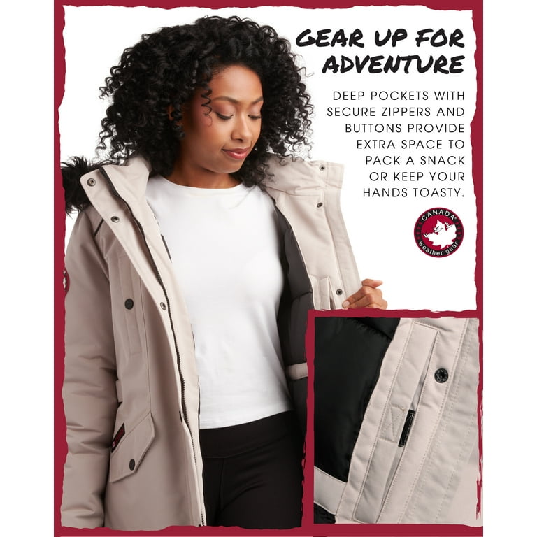 CANADA WEATHER GEAR Women's Winter Coat - Wind Water