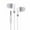 White, variant on Tyeign Colorful 3.5 Mm Wired In-Ear Earbuds, Noise-Isolating Stereo Headphones for teen & Adults, Travel & office Compatible with Mobile/Tablet, A Small Apple Headset