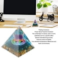 thumbnail image 3 of Positive Energy  Pyramid, Pyramid Ornament Handmade Epoxy  For Yoga Room, 3 of 8