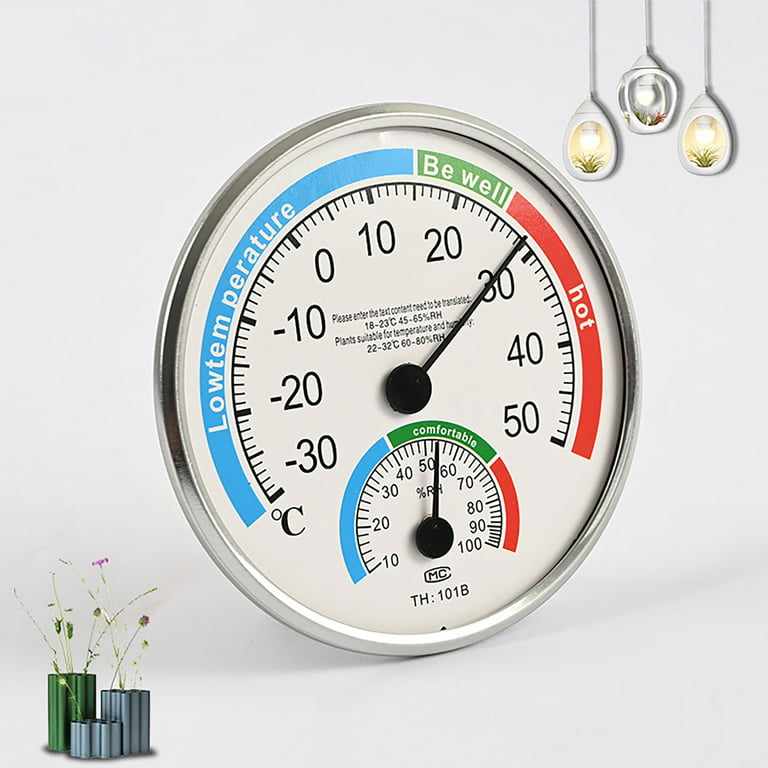 Indoor Outdoor Thermometer Hygrometer for Office Home Room Hotel