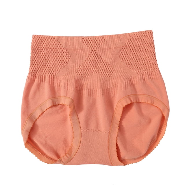 Timegard Womens Panties High Waist Stretch Full-Coverage Breathable Comfy Solid Color No Show Underwear