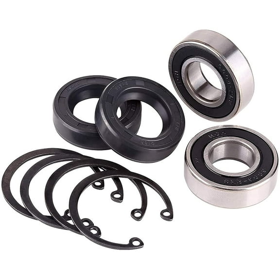 HD Switch EZGO EZ-GO TXT RXV Medalist Marthon Golf Cart Rear Wheel Bearing Seal Kit w/C3 Upgrade 15112-G1 15114-G1 15112G1 15114G1 70181G01 70181-G01 611931 620343 82705-78 6004LLU 6004-2RS (2 Kits)