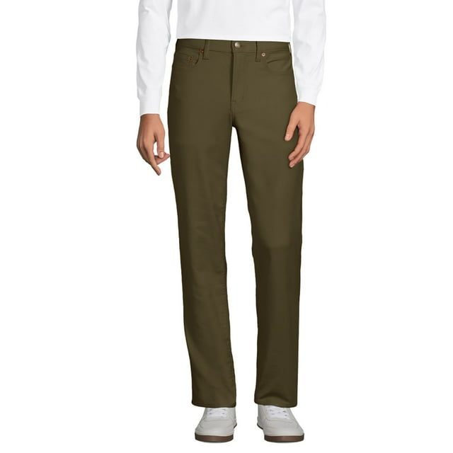Lands' End Men's Twill 5 Pocket Pant
