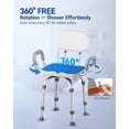 thumbnail image 3 of Silla de ducha giratoria KingPavonini MYY-XZ-US01 con brazos y respaldo, 3 of 8