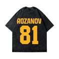 thumbnail image 3 of Heated Rivalry merch Ilya Rozanov ice Hockey Tshirt crewneck short sleeve 100% Cotton Vintage Washed tshirt men/women tops, 3 of 4