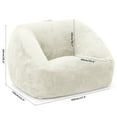 thumbnail image 5 of VENTOPYR Bean Bag Chair,Soft Foam Lazy Sofa Chair with Premium Memory Foam Filler for Living Room, Bedroom, Dorm, 5 of 7