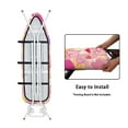 thumbnail image 4 of HELLHERO Ironing Board Cover Colourful Hearts Standard Size 15"x54" Steam Iron Board Elastic Edge and 3 Fasteners Easy Install, 4 of 5