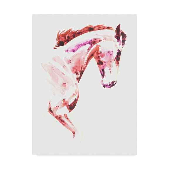 Trademark Fine Art 'Garnet Horse I' Canvas Art by Julie T. Chapman