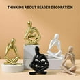 thumbnail image 3 of Anckoeil Decoration Ornaments Abstract Figure Reading Statue Decorative Bookshelf Desk Ornament, 3 of 3