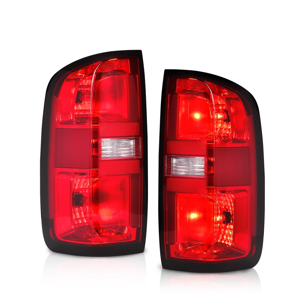 PIT66 Tail Lights w/Bulbs Left and Right Fit for Chevy Colorado 2015-2022 Fit for 4-Door Crew Cab and 4-Door Extended Cab Only