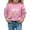 Pink, variant on Little Girl' Active Sweat Pullover Sweatshirt Cute Casual Long Sleeve Crewneck Pullover with Print Autumn Winter Outfit Size 5-6T ,Pink
