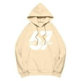 thumbnail image 3 of Print 6 7 Pullover Hoodie, Thick Fleece Autumn Winter Unisex Sweatshirt, 3 of 9