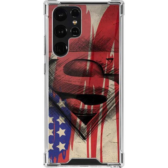 Skinit DC Comics Superman Crest Galaxy S22 Ultra Clear Case