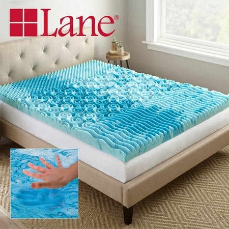 Lane 3 Cooling Gellux Memory Foam Gel Mattress Topper Multiple Lane 3 Cooling Gellux Memory Foam Gel Mattress Topper Multiple Sizes