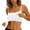 *White, variant on ClodeEU Women's Spaghetti Strap Tank Top with Built in Pads ,Casual Summer Slim Tanks Red,Womens Plus M