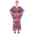 thumbnail image 4 of Miss Lavish London Kaftan Dresses for Women,Beach Kaftan Coverups,Hawaiian Coverups for Women,Long Beach & Swimsuit Coverups,Plus Size African Caftan Dress,Moroccan Style Loungewear Purple XL, 4 of 6