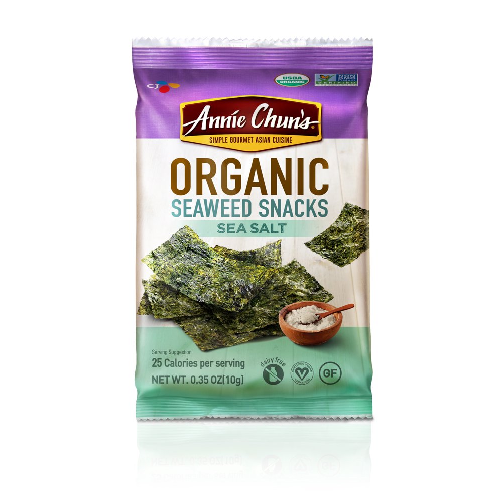 Annie Chun's Organic Sea Salt Seaweed Snack 0.35 oz
