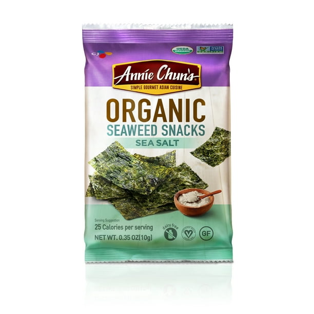 Annie Chun's Organic Sea Salt Seaweed Snack 0.35 oz